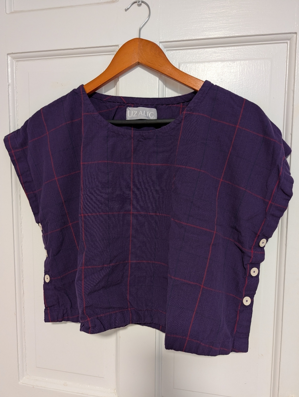 Liz Alig Crop Shirt Large